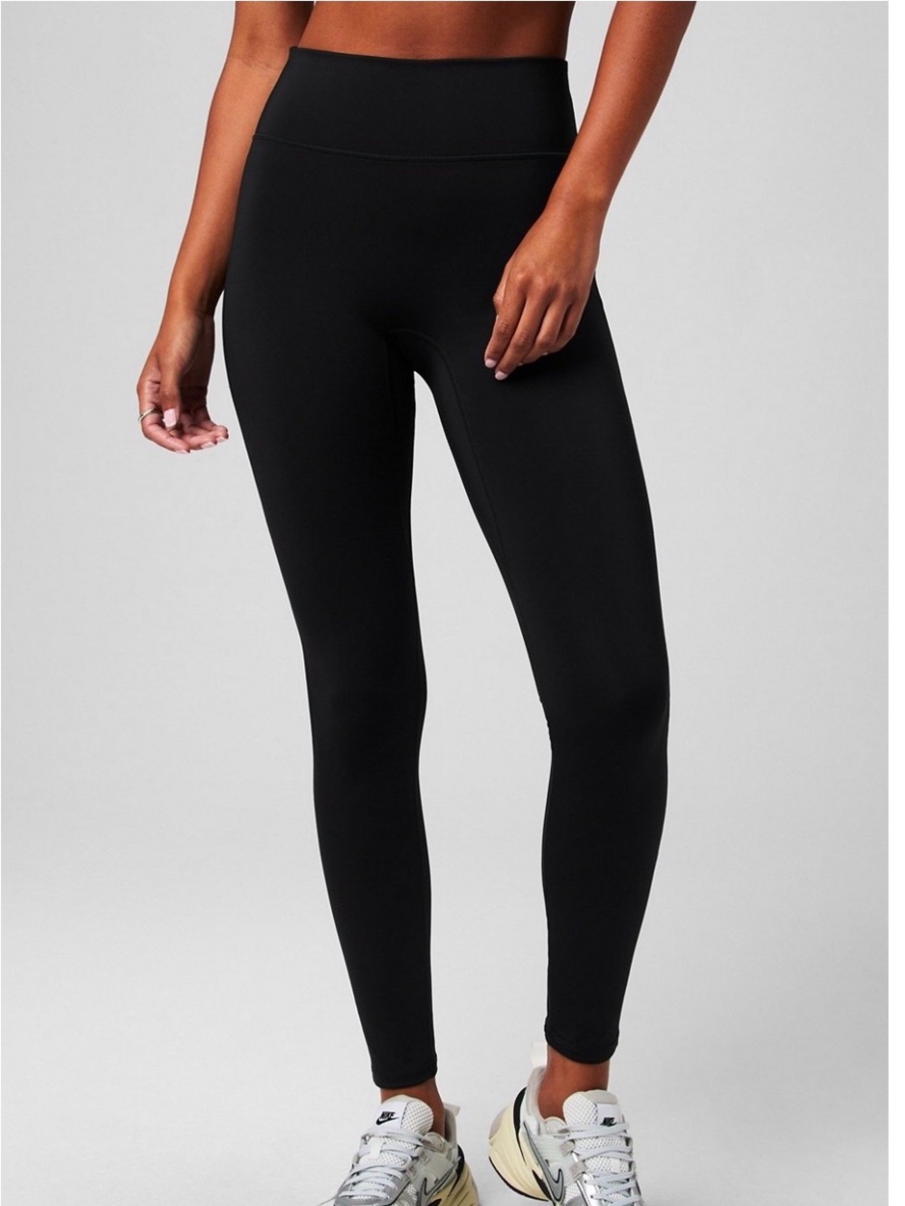 High-Rise Black Performance Leggings - Brand Motion 365